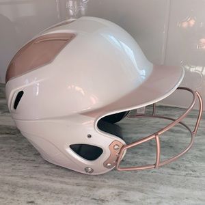 Softball batting helmet